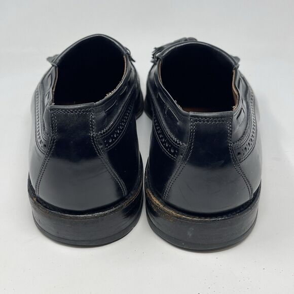 Allen Edmonds Arlington Mens 10.5 D Black Leather Wingtip Tassel Kiltie Shoes main image 7